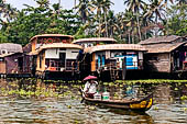 Kerala backwaters, travelling the neighborhood by public ferry service from  Alleppey to Kumbakonam. 